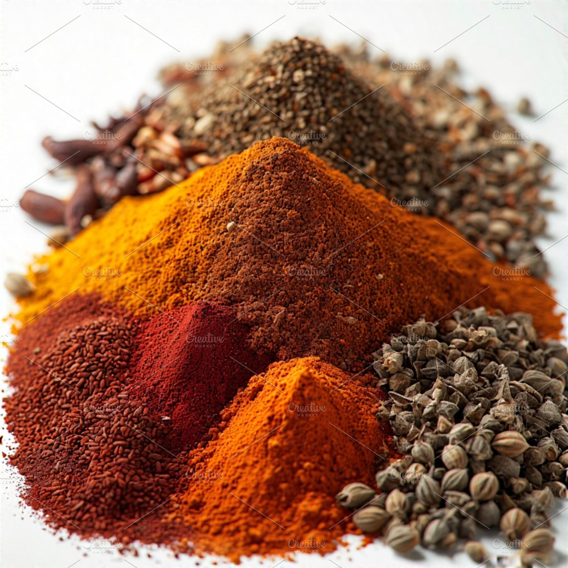 collection of various spices, a Photo by ComfortQ
