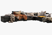 Brown Jordan 4M outdoor wicker sofa, a Furniture 3D Model by 3dmitruk (Thumbnail 3 of 27)