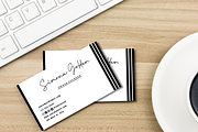 Minimalist Business Card Template, a Business Card Template by SimoDigitalArt (Thumbnail 6 of 11)