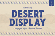 Desert Display | Vintage Font, a Sans Serif Font by NienowBrand (Thumbnail 1 of 9)