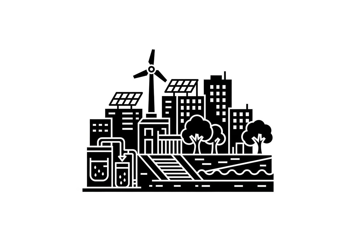 Eco Smart City Silhouettes, a Graphic by musafir_fashion (Photo 12 of 12)