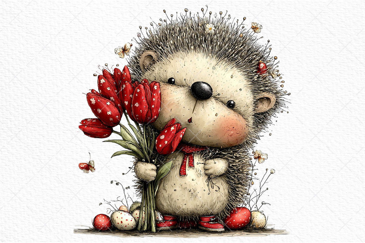 Whimsical Easter Animals Clipart, an Illustration by Craft Nest (Photo 10 of 11)