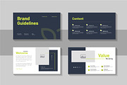 Clean brand guideline portfolio deck, a Presentation Template by Pavel_design (Thumbnail 2 of 4)