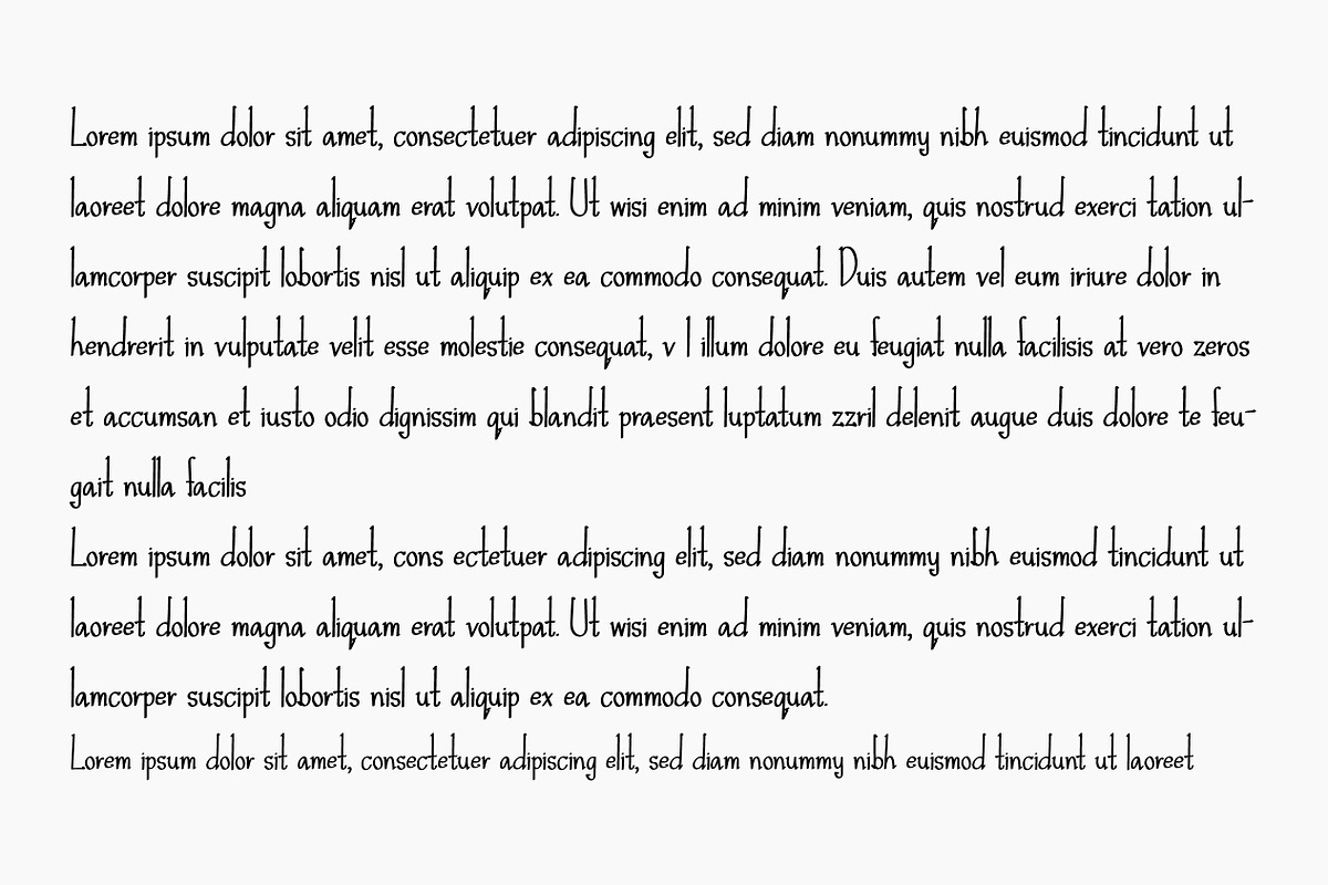 Small Clean, a Script Font by TKDoodle (Photo 8 of 8)