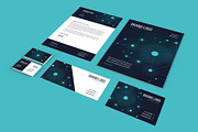 Tech Business Stationery Set, a Stationery Template by Medialoot (Thumbnail 1 of 4)