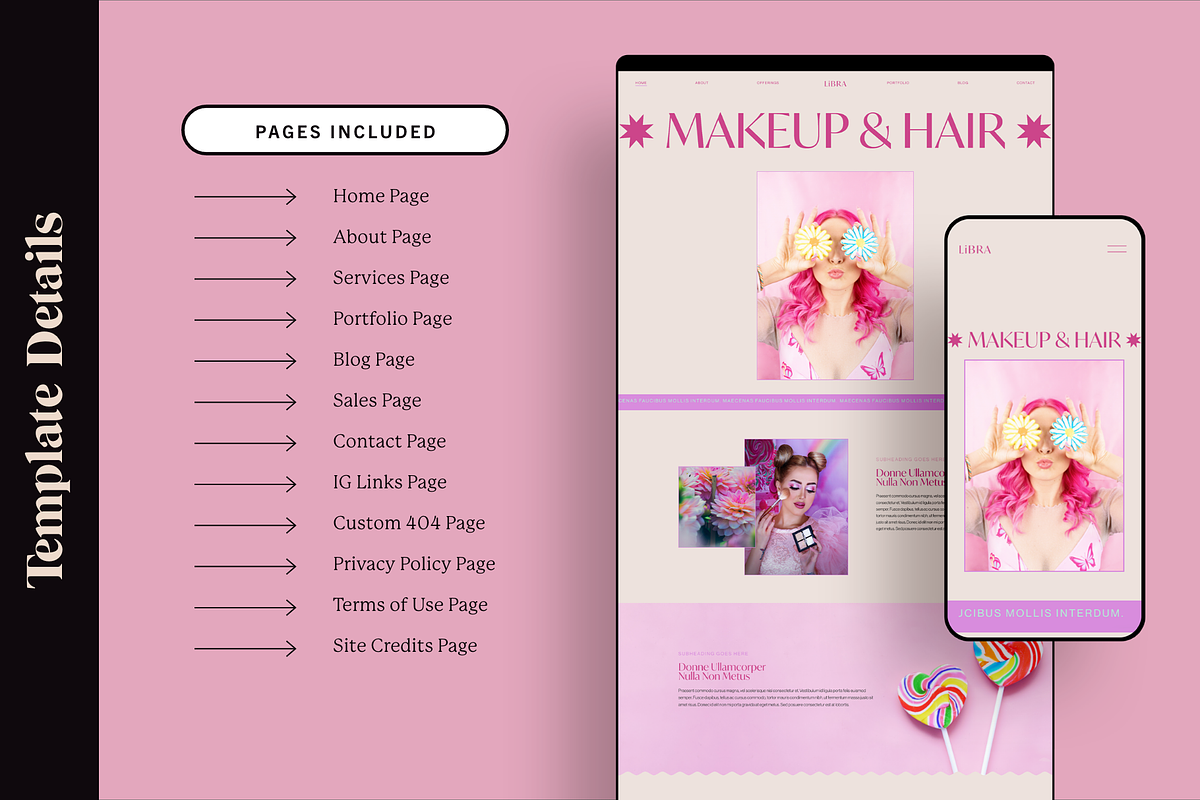 Libra Squarespace Template, a Squarespace Template by arcoiris.design (Photo 3 of 6)
