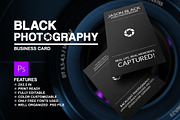 Black Photography Business Card, a Business Card Template by Marvel (Thumbnail 1 of 5)