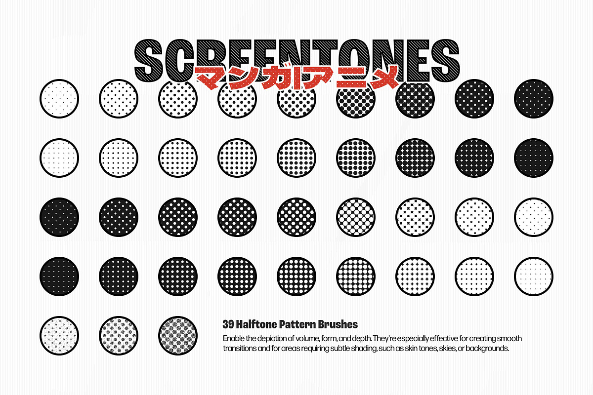 Manga Affinity Brushes Bundle, a Brush Add-On by brushapes.com (Photo 14 of 25)