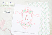 Newborn Girl Vintage Watercolor DIY, an Illustration by LABFcreations (Thumbnail 4 of 4)