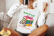 Bookish Girl PNG, a Seasonal Illustration by Daily.Designs (Thumbnail 4 of 5)