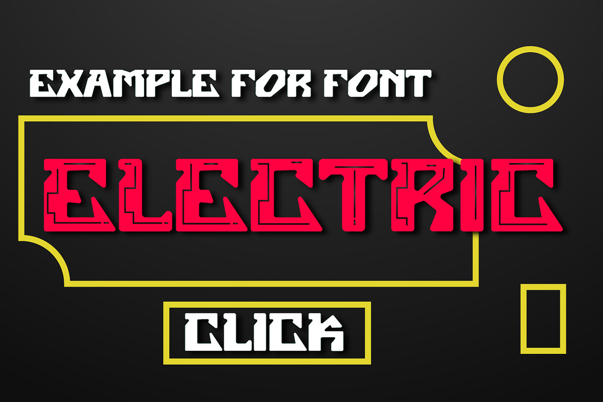 Digital Threat Robotic Display Font, a Sans Serif Font by IHDSTD (Photo 4 of 6)