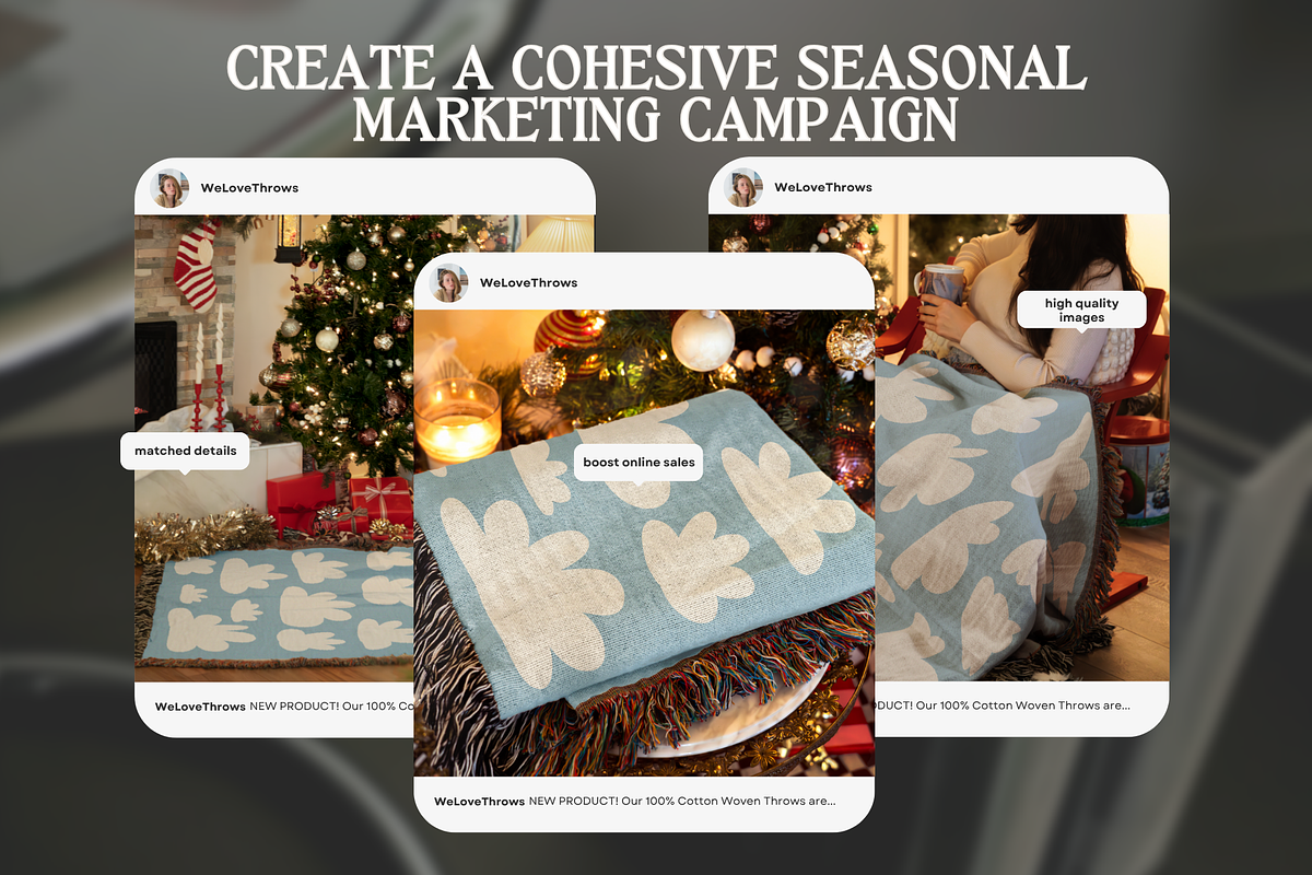 BEST SELLERS BUNDLE - Woven Blanket, a Household Mockup by VisualGrid (Photo 9 of 13)