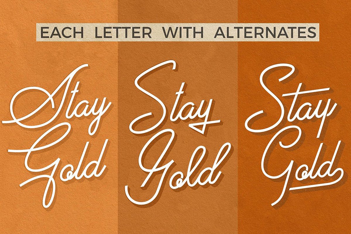 Heritage Font Combinations, a Script Font by HRDR (Photo 24 of 26)