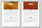 2026 Wall Calendar Template, a Stationery Template by ContestDesign (Thumbnail 3 of 4)