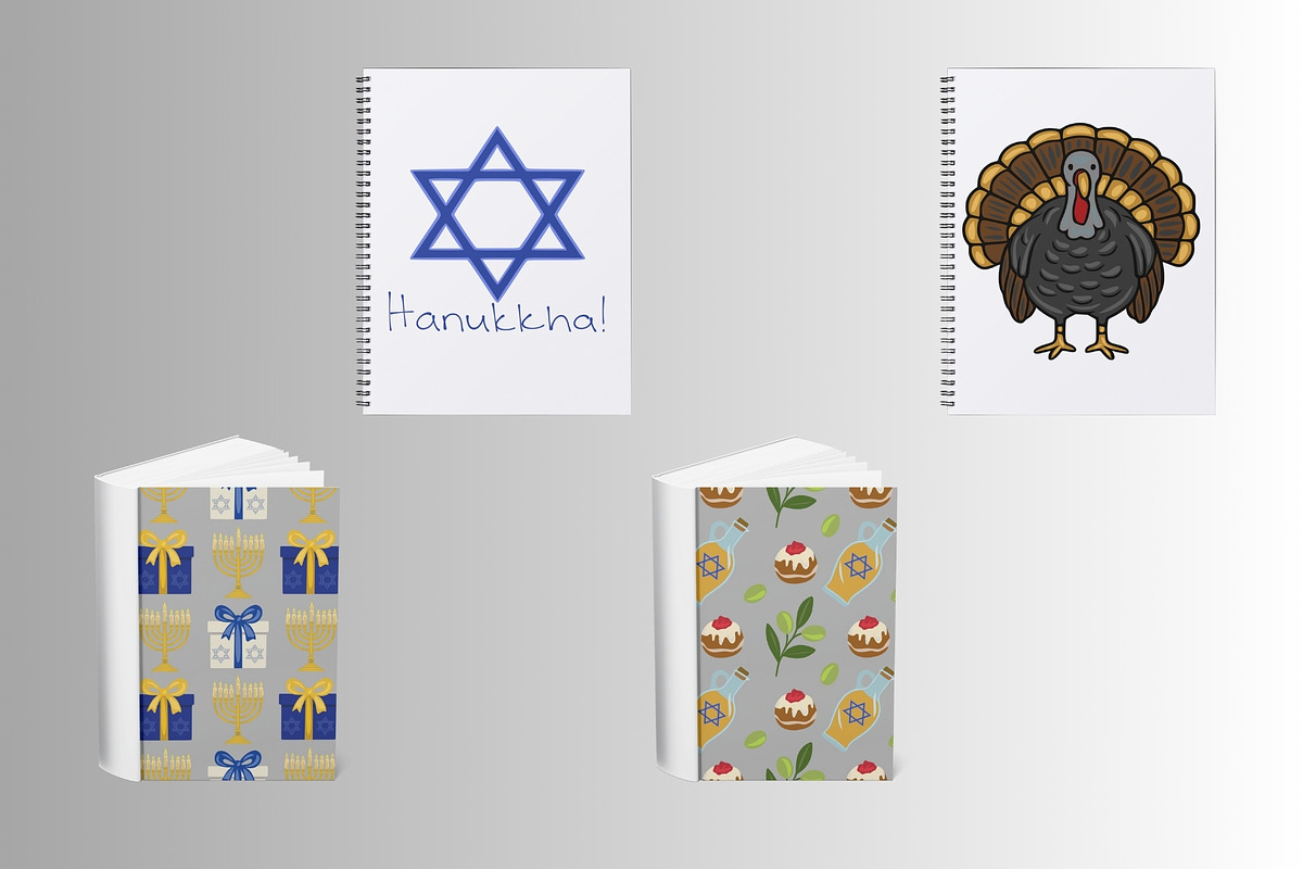 Happy Hanukkah, a Seasonal Illustration by Elatedowl (Photo 7 of 16)