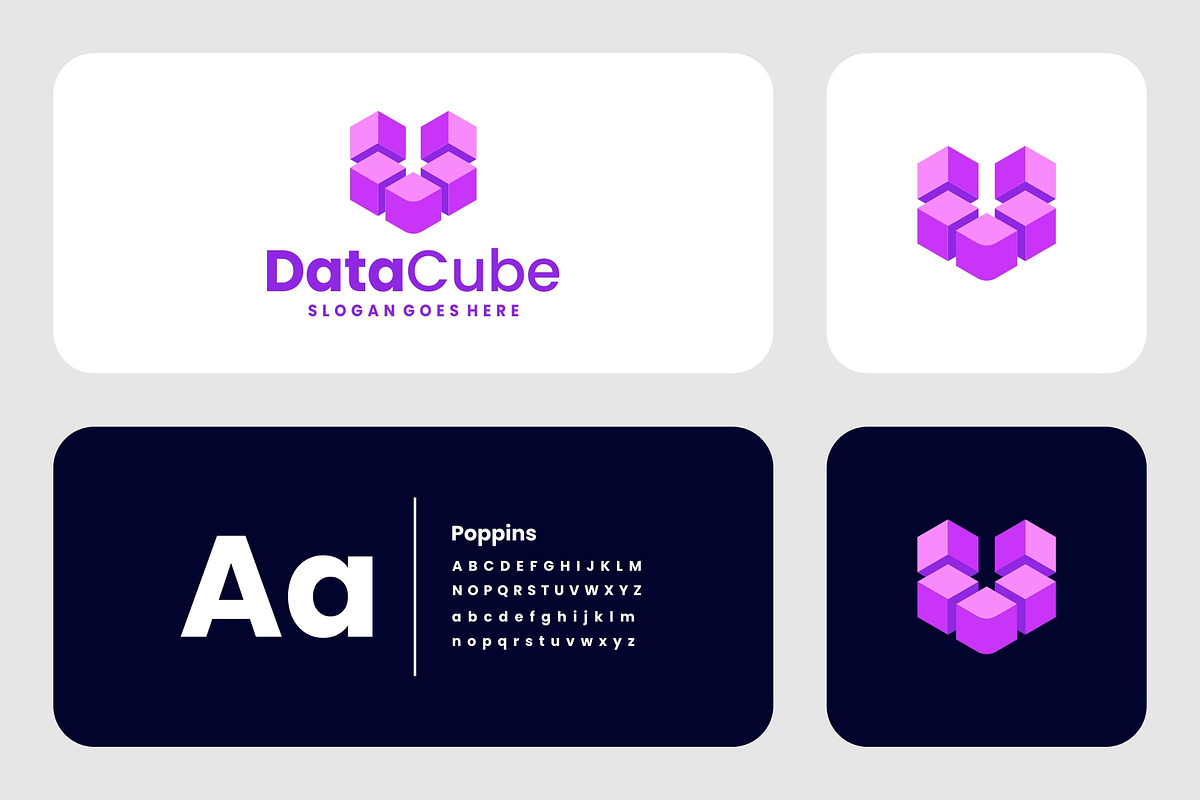 Flat Modern Cube Logo Design, a Branding & Logo Template by Artnivora.Std (Photo 2 of 4)