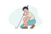 Golf Tournament Illustration, an Object Graphic by Jump Studio (Thumbnail 10 of 12)