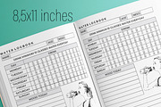 Water Logbook KDP Interior, a Templates & Theme by MatiArtShop (Thumbnail 2 of 2)