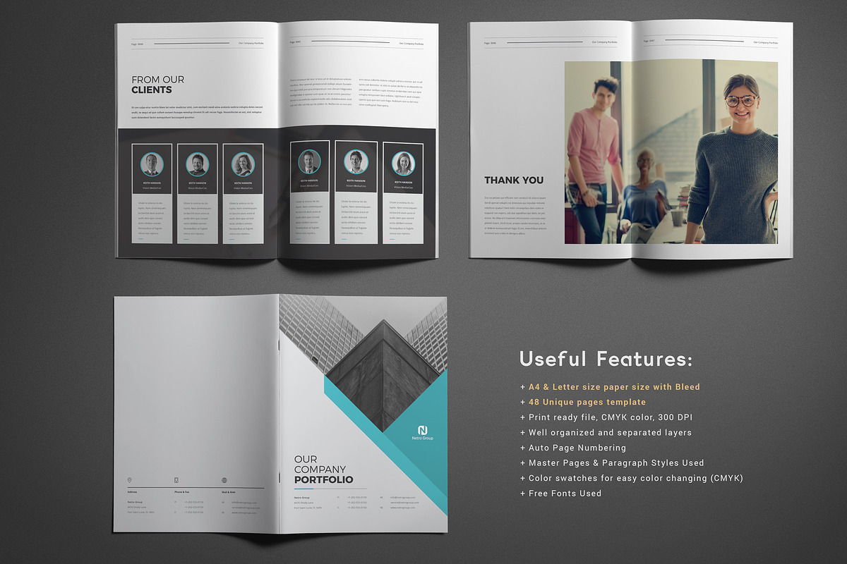 Company Portfolio, a Brochure Template by ThemeDevisers (Photo 8 of 8)