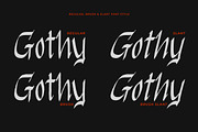 Gothy Black, a Blackletter Font by rudiSasori (Thumbnail 13 of 13)