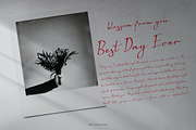Dirgestan | Handwritten Script, a Script Font by Denustudios (Thumbnail 4 of 12)