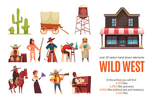 Wild West Flat Set