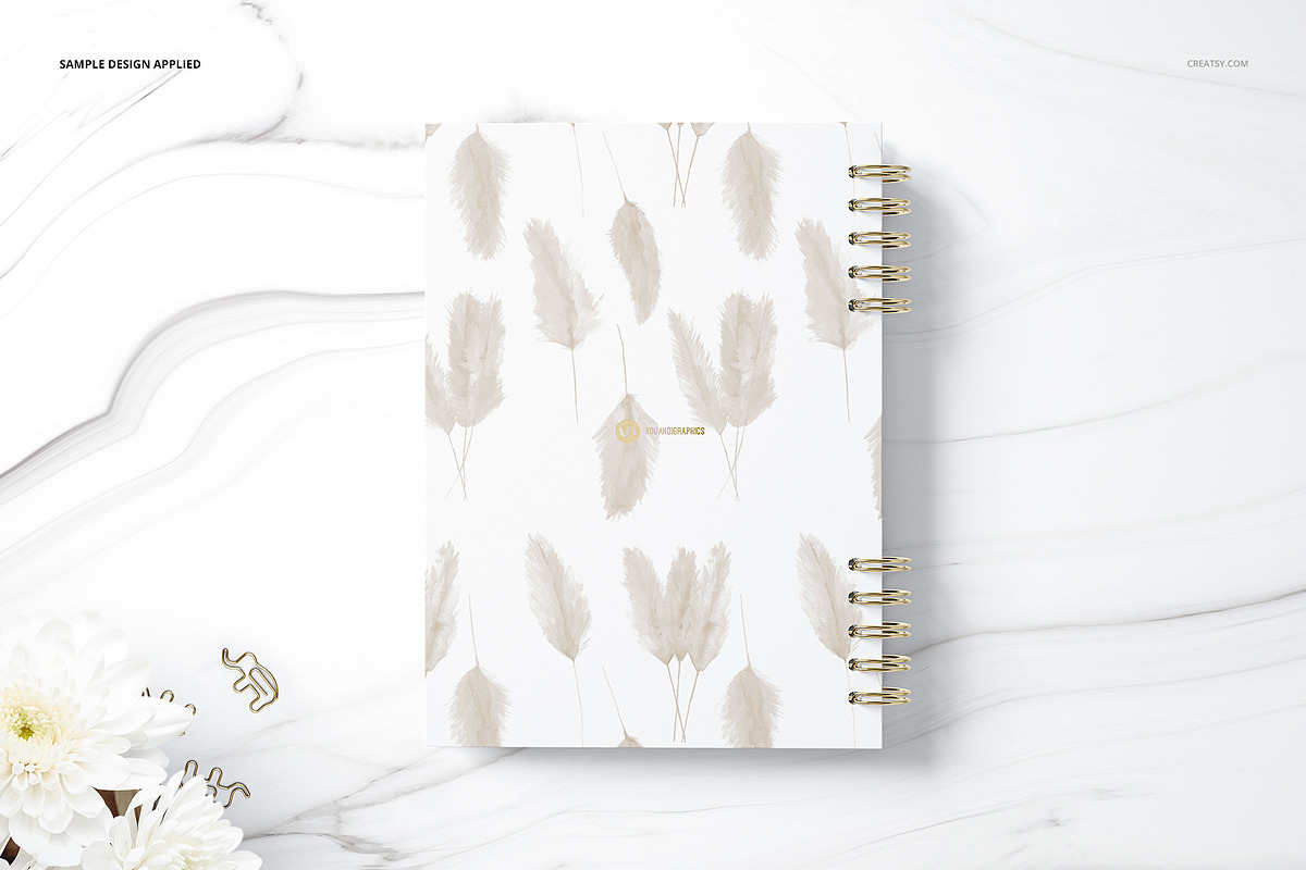Planner Mockup Set 02, a Books & Magazine Mockup by creatsy5 (Photo 10 of 15)