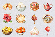 Chinese New Year Clipart 2, an Illustration by Design Market (Thumbnail 2 of 3)