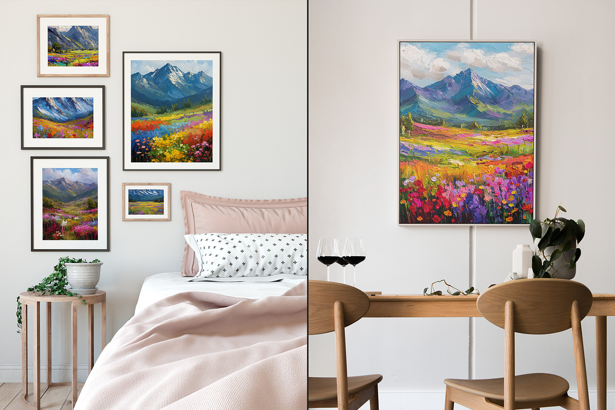 Bright Nature Landscape Illustration, a Decorative Illustration by Housui Patterns (Photo 12 of 12)