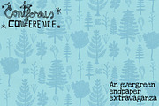(PSD & PNG) Coniferous Conference, a Texture Illustration by Ed J Brown (Thumbnail 4 of 4)