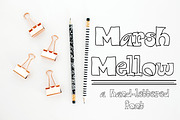 MARSH MELLOW Hand Lettered Font, a Handwritten Font by Rhonna Designs (Thumbnail 1 of 3)