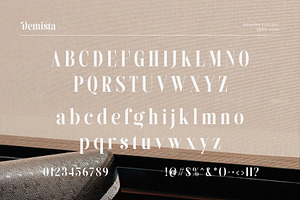 Demista - Modern Elegant Serif Font