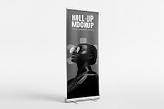 Roll Up Banner Mockup Template, an Advertising Mockup by graphypix (Thumbnail 4 of 4)