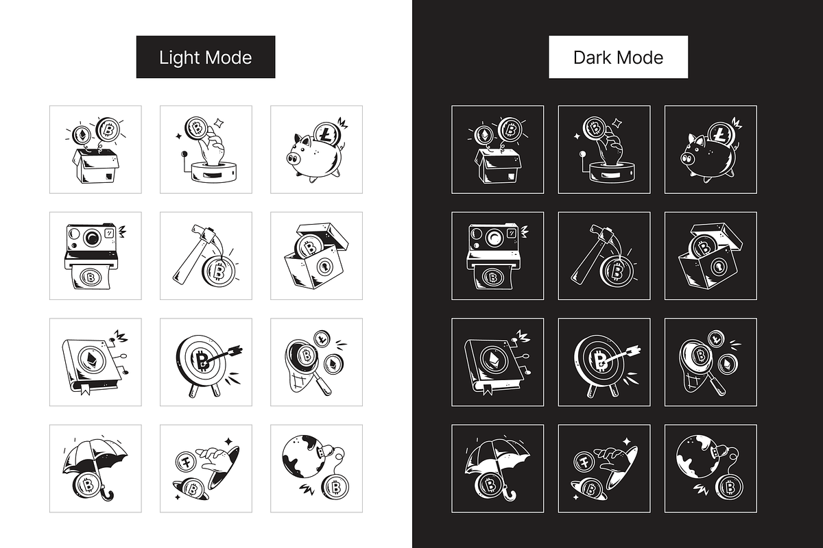 Animated Blockchain and Crypto Icons, a Solid Icon by Prosymbols (Photo 3 of 7)