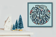 Feliz Navidad lettering composition, a Decorative Illustration by Live line (Thumbnail 5 of 6)