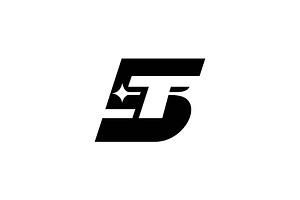 5t initial logo, a Branding & Logo Template by ZHR Creative