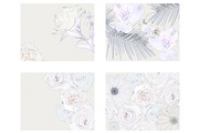Vintage Elegant Flowers Backgrounds, an Object Graphic by CreativeFolks (Thumbnail 5 of 11)