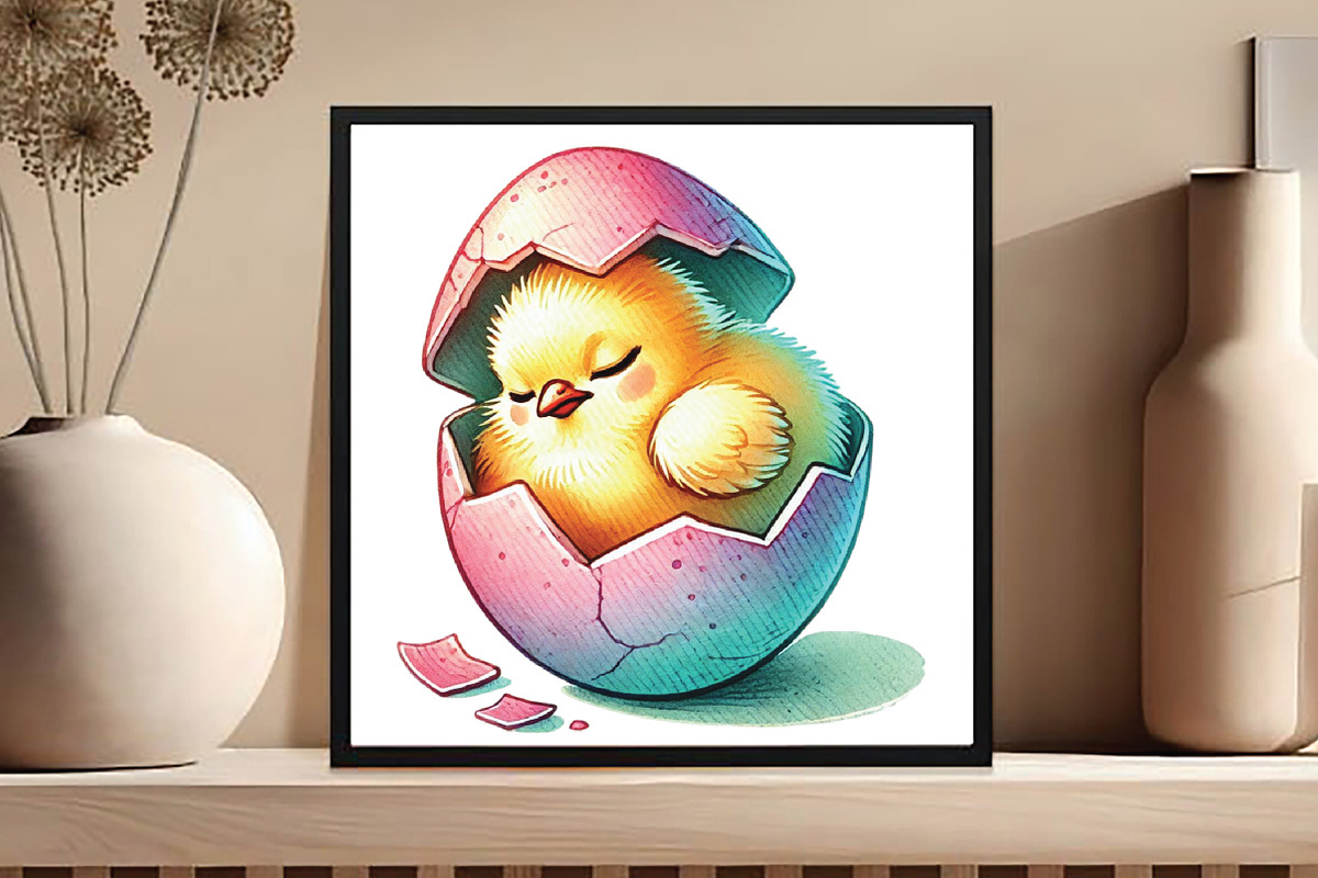 Cute Easter Eggs Sublimation Clipart, an Illustration by DreamCafeArt (Photo 4 of 5)