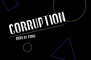 Corruption, a Font by vladderkach57 (Thumbnail 1 of 4)