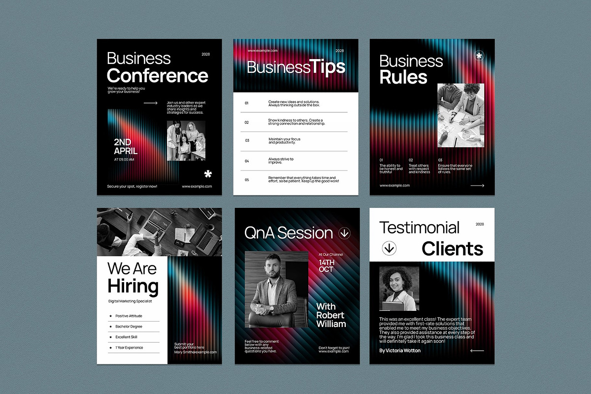 Business Instagram Template, a Social Media Template by graphicook (Photo 2 of 3)