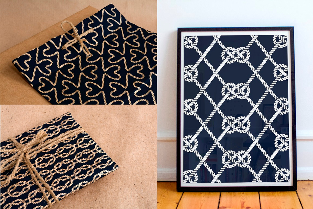 20 Rope Patterns, a Pattern Graphic by Anastasiia VNSK
