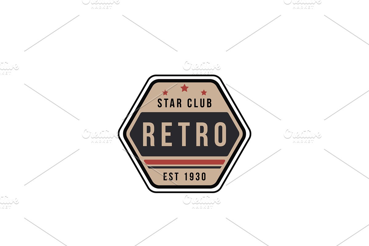 Retro Vintage Badge Logo Design, a Branding & Logo Template by AlvinStd