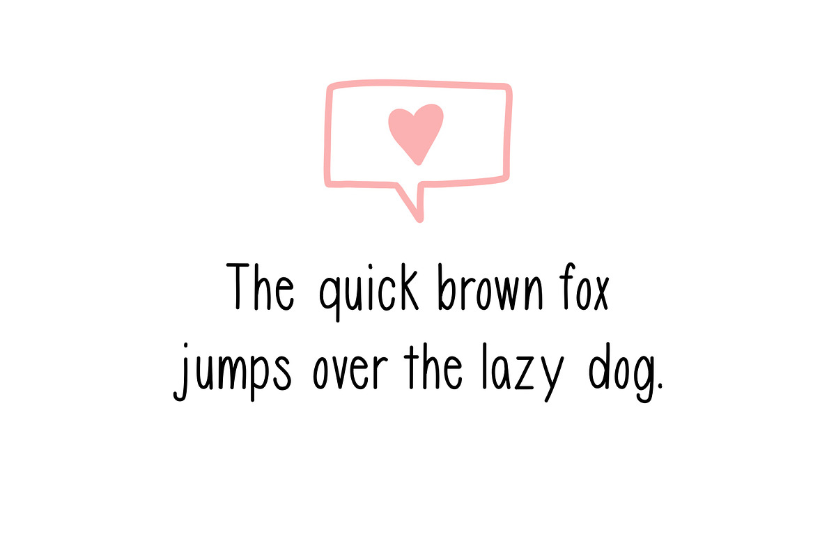 Grilled Cheese Handwriting Font, a Sans Serif Font by Michelle Kirsch Creative (Photo 3 of 6)