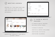 Productivity Tracker Notion Template, a Templates & Theme by BRANDcontent (Thumbnail 6 of 8)