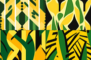 20 Seamless Jamaica-inspired Pattern, a Pattern Graphic by Nordic Design (Thumbnail 5 of 9)