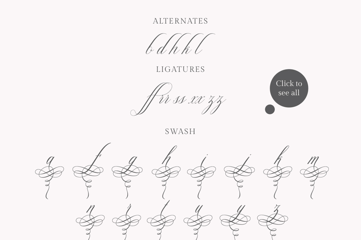 Glaston Romantic Calligraphy, a Script Font by Ef Studio (Photo 11 of 13)