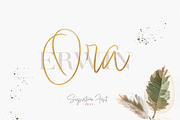 Ora Erwin : Signature Font Duo, a Script Font by KLUGE+CO (Thumbnail 19 of 19)