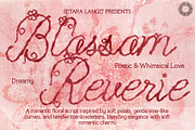 Blossom Reverie - Floral Script, a Script Font by Setara Langit CreativeStd (Thumbnail 1 of 13)