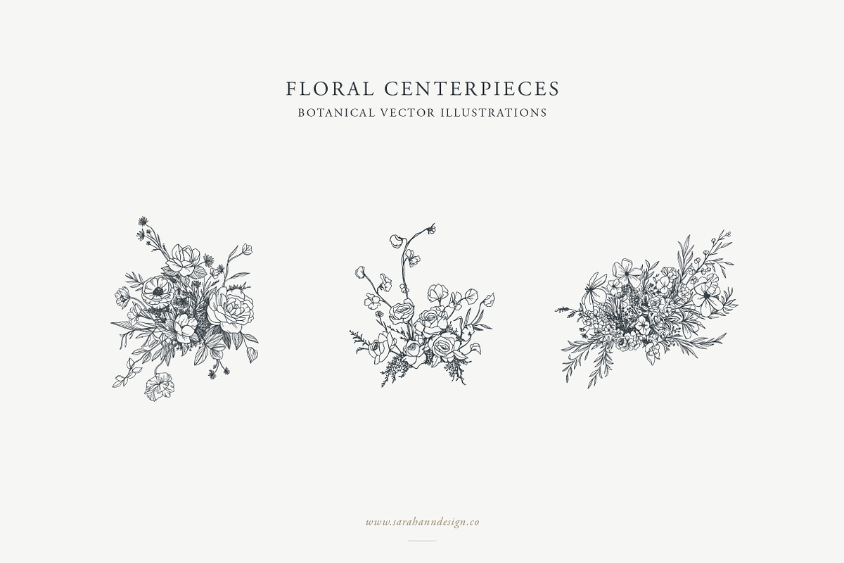 Floral Arrangements: Illustrations, an Illustration by Sarah Ann Design (Photo 1 of 8)