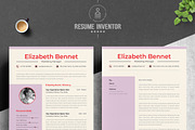 Academic Resume with Modern Look, a Resume Template by ResumeInventor (Thumbnail 2 of 5)